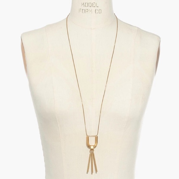 Madewell Jewelry - Madewell Curve Link Pendant Necklace